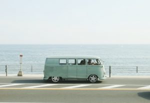 Decorative image of a VW Bus.