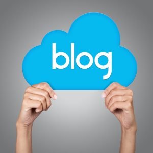 Blog written on a cloud for my Blogging category.